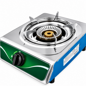 Biogas cooker in Kenya for household and commercial cooking using renewable biogas fuel.