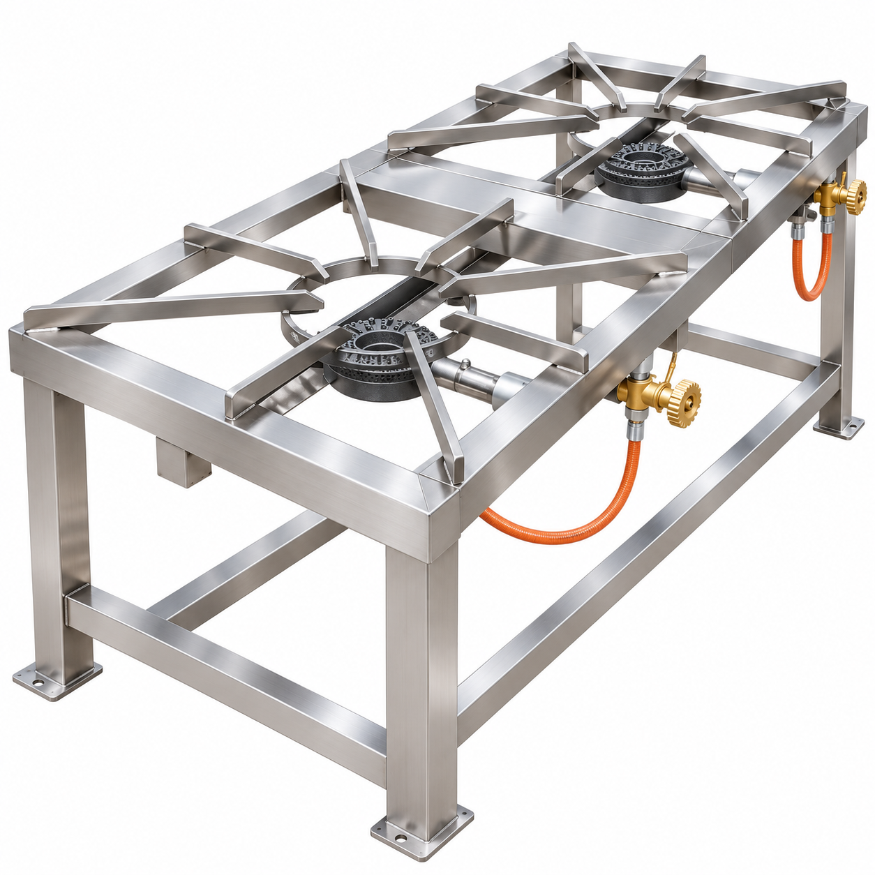 Stainless Steel Double Burner Biogas Stove in Kenya from Homebiogas Kenya