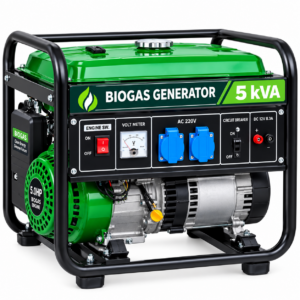Biogas generator for renewable electricity generation from organic waste in Kenya