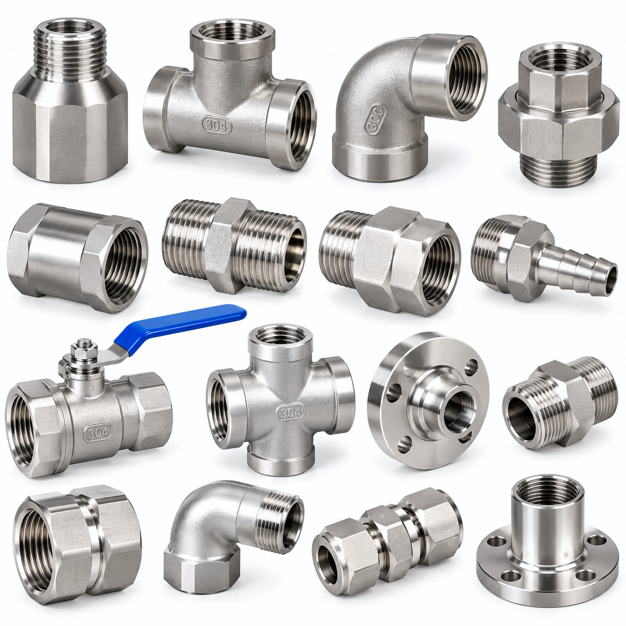 Stainless Steel Biogas Connectors and Fittings in Kenya | Home Biogas Kenya